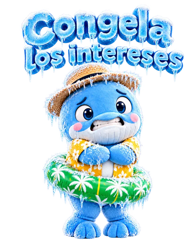 Congela los intereses: 12 meses sin intereses